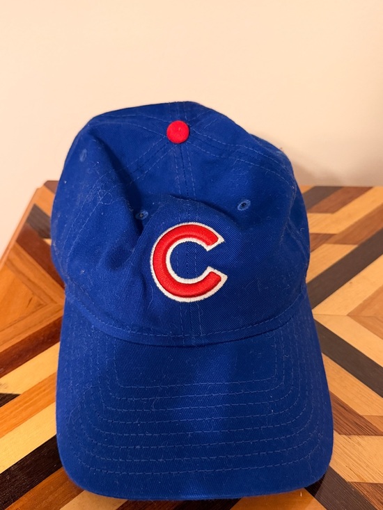 Other - Chicago Cubs Blue Baseball Cap with Red 'C' Logo